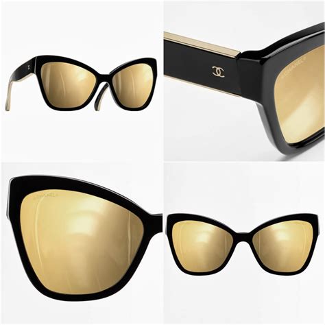 chanel gold sunglasses 2018